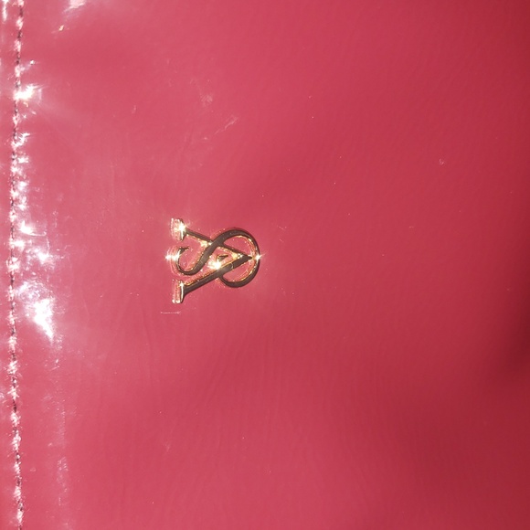 Victoria's Secret Glossy Red Tote - Picture 3 of 9